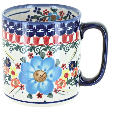 Blue Rose Polish Pottery Kristi Coffee Mug