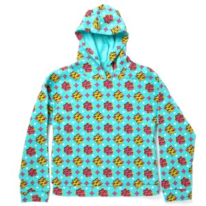 Girls' That Girl Lay Lay Hoodie - Teal Green - 1 of 3
