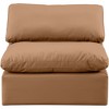 Meridian Furniture,Indulge Vegan Leather Armless Chair - 4 of 4