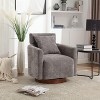 NicBex 360 Degree Accent Swivel Chair with Soft Adjustable Backrest Comfy Chair Lounge Chair for Living Room, Reading Room - 2 of 4