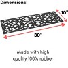BIRDROCK HOME Rubber Stair Treads | Non-Slip, Weather-Resistant Mats for Outdoor Steps, Patios, Walkways & Garden | 2 Pack, 10" x 30" - 2 of 4