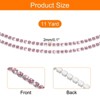 Unique Bargains Shiny Crystal Rhinestone Close Chain Trim for Sewing Jewelry Making - 2 of 4