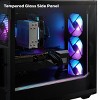 iBUYPOWER Slate Gaming PC Desktop - AMD Ryzen 7 8700F, AMD Radeon RX 6600 8GB, 16GB DDR5 RGB RAM, 1TB NVMe SSD - 4 of 4