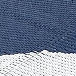dark blue/white