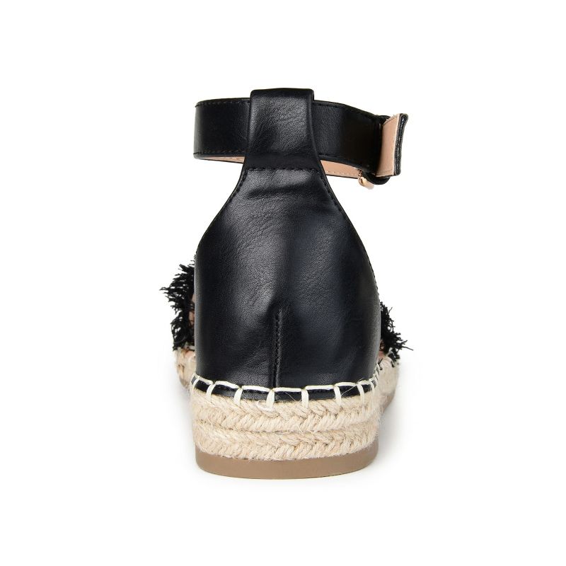 Journee Collection Womens Tristeen Tru Comfort Foam Espadrille Sliver Wedge Sandals, 4 of 11