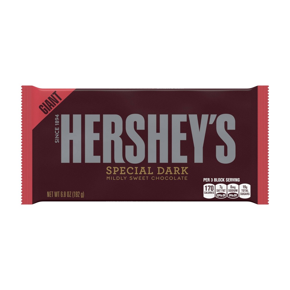 UPC 034000195282 product image for Hershey's Special Dark Giant Bar - 6.8oz | upcitemdb.com