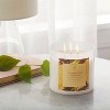 3-Wick Glass Jar Candle with Lid Pineapple Sugarcane 19oz - Threshold™ - 2 of 3