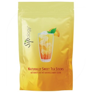 Sipology Naturally Sweet Iced Tea Tangy Peach 10 Pack, Instant Black Tea Powder - 1 of 4