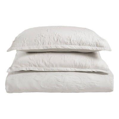 Rowland White Cotton Matelassé Full/Queen Bedspread Cover Set