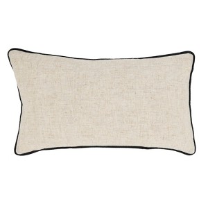 Saro Lifestyle Toscana Daydream Poly Filled Poly Filled Throw Pillow with Piping - 1 of 3