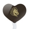 Southwest Minnesota State University Primary Logo Heart Love Cupcake Picks Toppers Decoration Set of 6 - 2 of 4