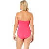 Women's Live In Color Twist Front Shirred One Piece Swimsuit - image 3 of 4