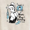 Boys' - Disney - Never Stop Dreaming Graphic Long Sleeve Fleece Sweatshirt - 2 of 4