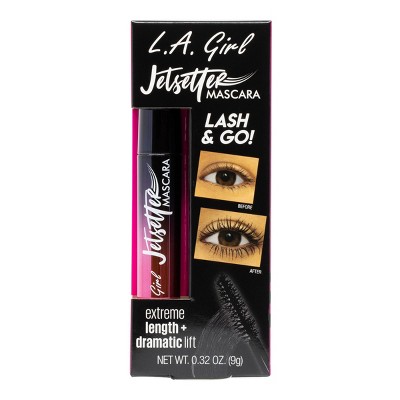 L.A. Girl Jetsetter Lash & Go Mascara - Black - 0.32oz