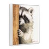 Stupell Industries Peering Raccoon Watercolor, 24" x 30" - 3 of 4