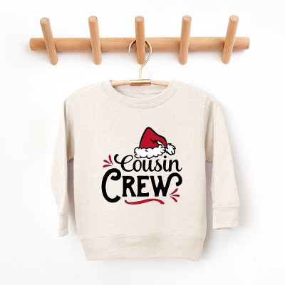 The Juniper Shop Cousin Crew Santa Hat Youth Ultra-Soft Graphic Sweatshirt