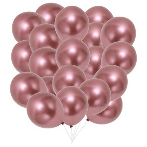 Unique Bargains Latex Party Balloons 10-inch Round Wedding Anniversary Birthday Party Backdrop Decorations 20 Pcs - 1 of 4