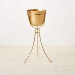 Tall Brass Footed Planter - Opalhouse™ designed with Jungalow™