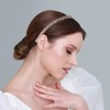 Unique Bargains Women's Hairband 2 Rows Rhinestone Headband 0.31 Inch Wide 1 Pc - 2 of 4