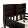 KTMBDW Storage Bed with Bookcase Headboard, Wood Platform Bed Frame with Chalkboard and Drawers for Kids Teens Adults, No Box Spring Needed - 4 of 4