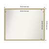 Amanti Art Lucie Non-Beveled Wood Framed Wall Mirror - 4 of 4
