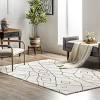 nuLOOM 5' x 8' Cozy Plush SuperiorWash Area Rug, Machine Washable, Non-Slip, Soft Fluffy Shag Carpet for Living Room Bedroom Nursery, Sammie Black - 2 of 4