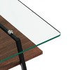 NicBex Minimalist Coffee Table Tempered Glass Tabletop Rectangle Low Table with Storage Shelf Center Table for Living Room, Office - 4 of 4