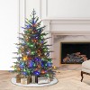Puleo 4.5' Pre-Lit Linden Fir Artificial Tree with 200 Dual-Color LED Lights - 2 of 4
