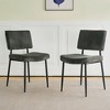 NicBex Set of 2 Dining Chair Modern Elegant Upholstered Fabric Side Chair with Cushion Seats for Kitchen,Dining Room - 2 of 4