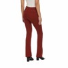 ZayWay Women's Stretch Bootcut Dress Pants with Pockets - Wear to Work - Ponte Treggings - 3 of 4