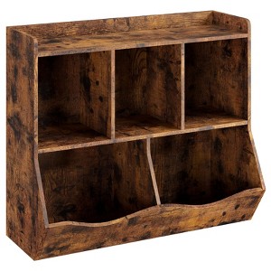 Kids Bookshelf, Children Bookcase Toy Storage Cubby, Children's Toy Shelf - 1 of 4