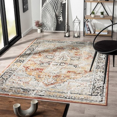 Luxe Weavers Moroccan Floral Vintage Indoor Area Rug