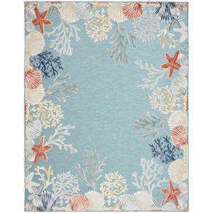Nourison Suncoast Beach Indoor/Outdoor Flatweave Rug - 1 of 4