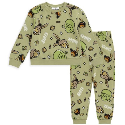 DreamWorks Shrek Fleece Sweatshirt and Jogger Pants Outfit Set Toddler