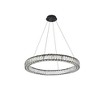Elegant Lighting Monroe 1 - Light Pendant in  Black - 2 of 4
