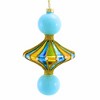 Cody Foster 5.0 Inch Merry & Bright Spindle Christmas Tree Ornament , Glass Top Shape Vintage (1PC) - 2 of 4
