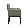 Meridian Furniture,Adrian Vegan Leather Dining Arm Chair, Set of 2 - 3 of 4