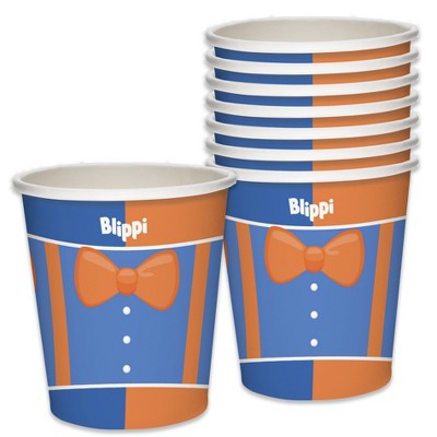 Treasures Gifted Blippi Cups - Blippi Party Supplies - 24 Pack