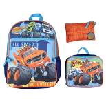 Blaze and the Monster Machines Backpack Set Lunch Box Pencil Case Key Chain Multicoloured