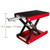 Motorcycle Lift, 1100 LBS Motorcycle Scissor Lift Jack, 3.5"-13.5" Center Hoist Crank Stand,Steel Scissor Jack for Street Bikes,Touring Motorcycles - 2 of 4