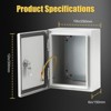 NEMA 4X Electrical Enclosure - IP66 Rated Outdoor Waterproof Junction Box - 3 of 4