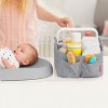 Skip Hop Light-Up Diaper Caddy - Heather Gray - image 3 of 4