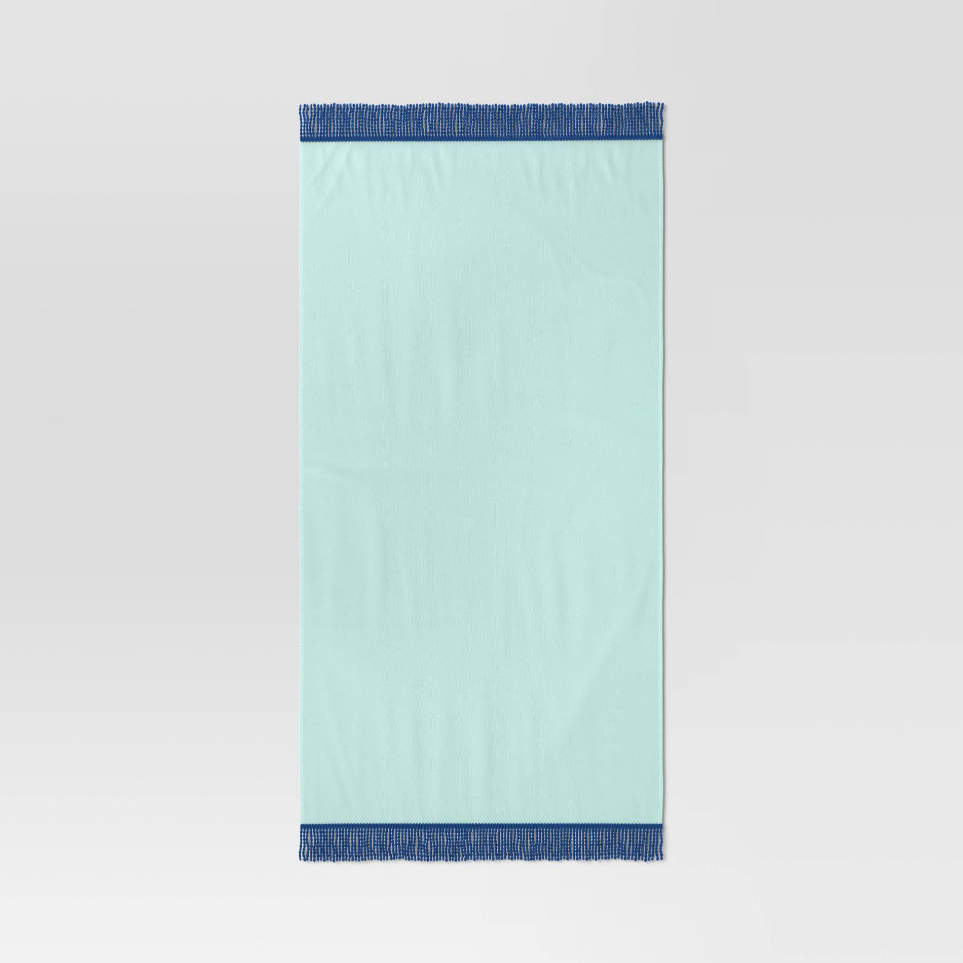 Solid Beach Towel with Tassels - Sun Squad™
