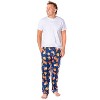 Seven Times Six Cowboy Bebop Anime Men's Ein the Corgi Data Dog Adult Lounge Pajama Pants Blue - 4 of 4