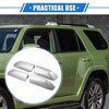 Unique Bargains Car Roof Rack Side Rails End Cover for Toyota 4Runner N280 2010-2022 Durable Plastic Silver Tone 4pcs - 2 of 4