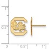Black Bow Jewelry 10k Yellow Gold South Carolina Gamecocks NCAA Post Earrings - 2 of 3
