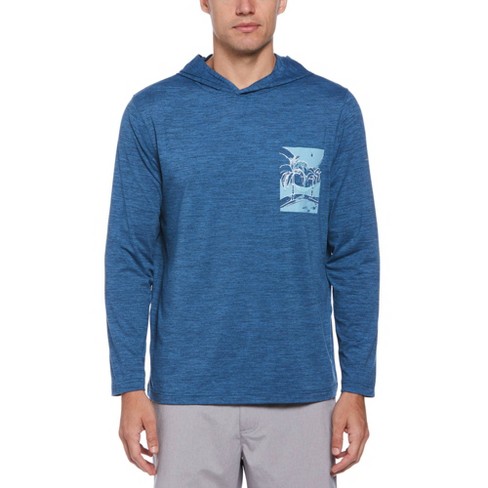 Jack Nicklaus Men's Knit Scenic Patchwork Hoodie - Navy Blue : Target