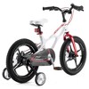 RoyalBaby RoyalMg Galaxy Fleet Children Kids Bicycle w/2 Disc Brakes and Training Wheels, for Boys and Girls Ages 3 to 5 - 3 of 4