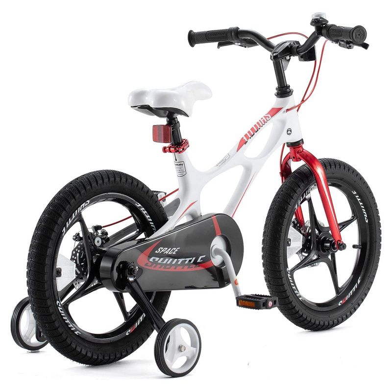 RoyalBaby RoyalMg Galaxy Fleet Children Kids Bicycle w/2 Disc Brakes and Training Wheels, for Boys and Girls Ages 3 to 5, 4 of 8