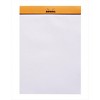Rhodia Staplebound Notepad - Blank 80 sheets - 6 x 8 1/4 - Orange cover - 2 of 4